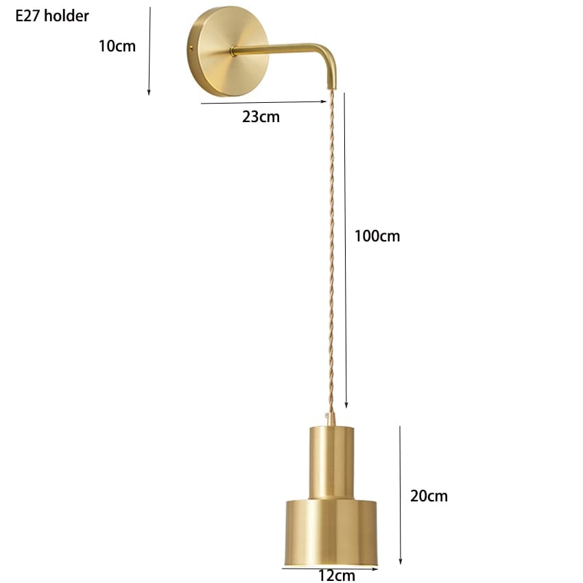 Lampe de Chevet Murale Métal - Lumilux Au Bonheur la Lampe