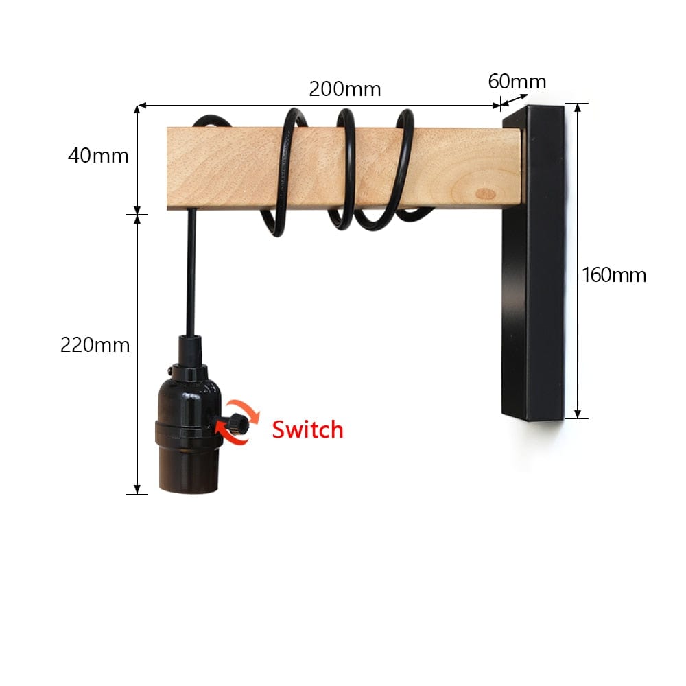 Lampe de Chevet Murale Vintage - Meto Au Bonheur la Lampe