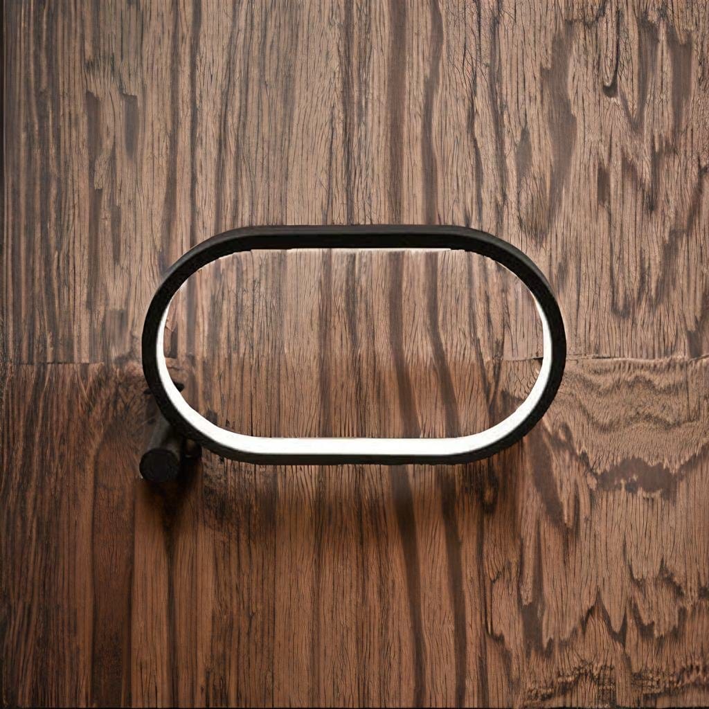 Lampe de Chevet Ronde - Éclipse Noir 2 / Blanc Chaleureux / Tactile Au Bonheur la Lampe