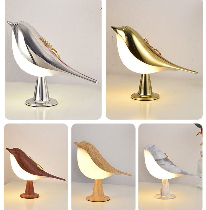Lampe de chevet Oiseau en Bois - Cui-Cui Au Bonheur la Lampe
