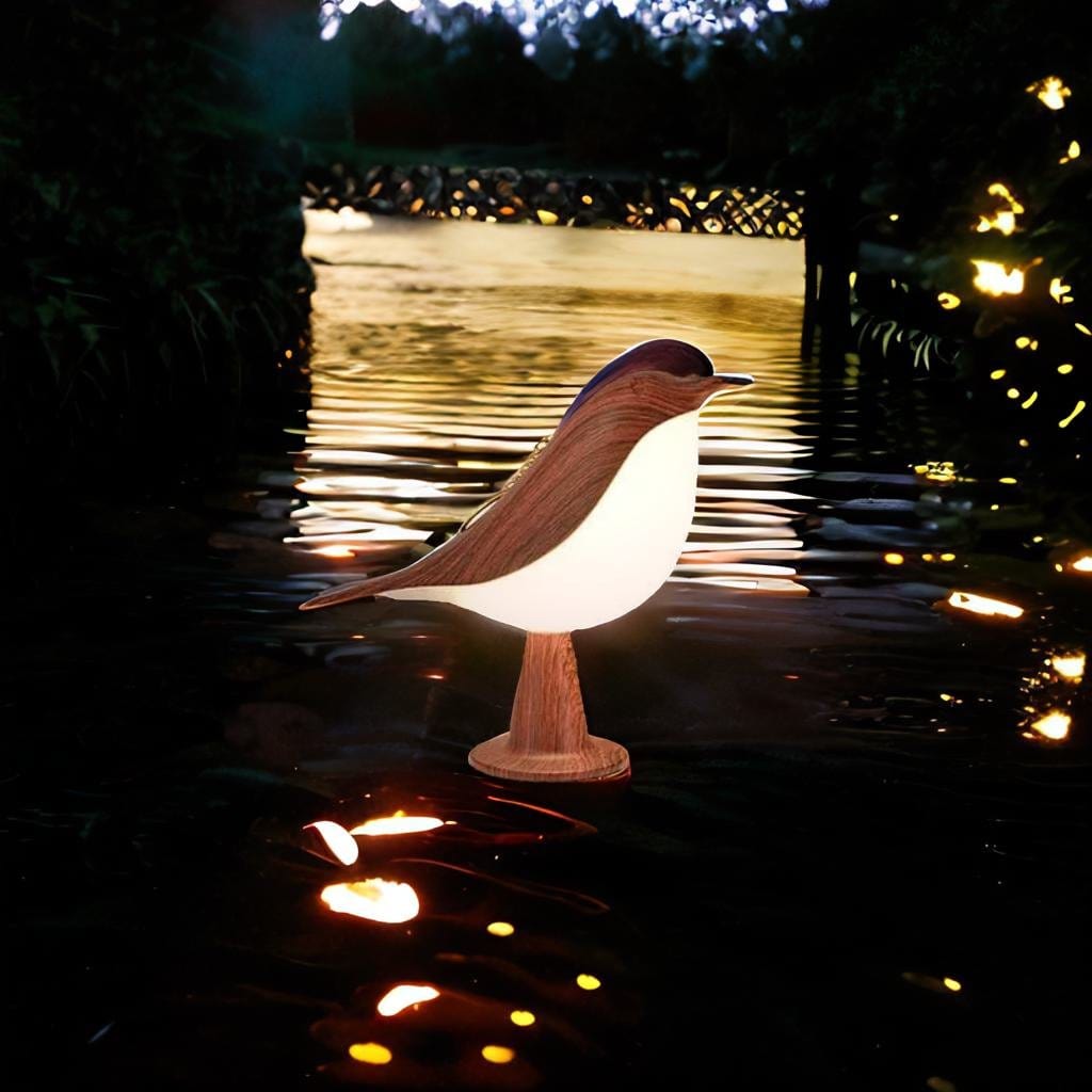 Lampe de chevet Oiseau en Bois - Cui-Cui Au Bonheur la Lampe