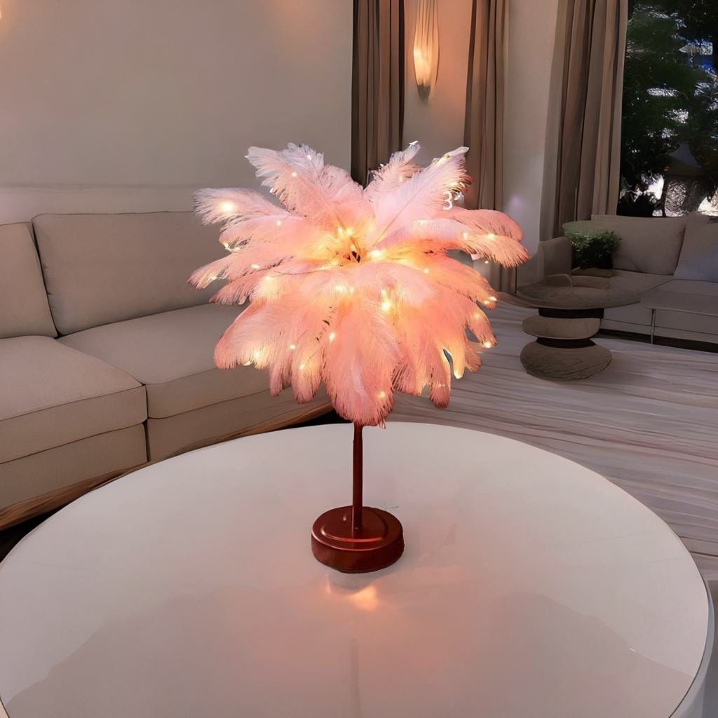 Lampe de chevet Plume Originale - Bird Au Bonheur la Lampe