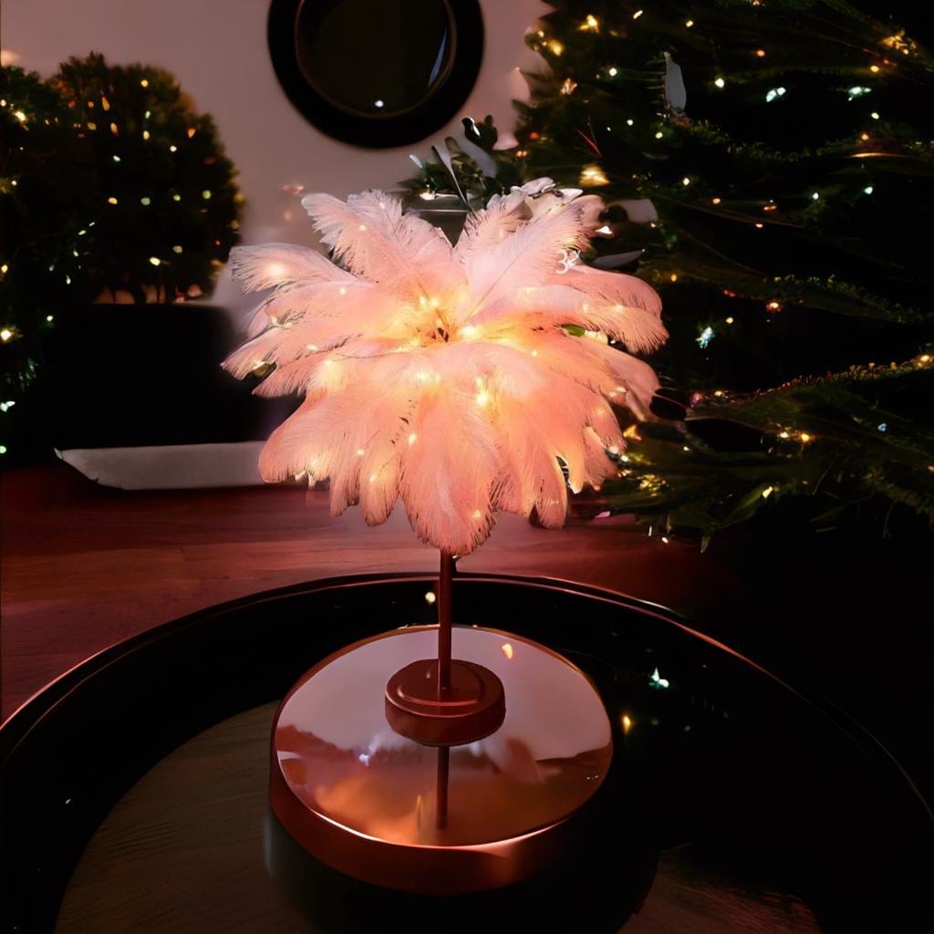 Lampe de chevet Plume Originale - Bird Au Bonheur la Lampe