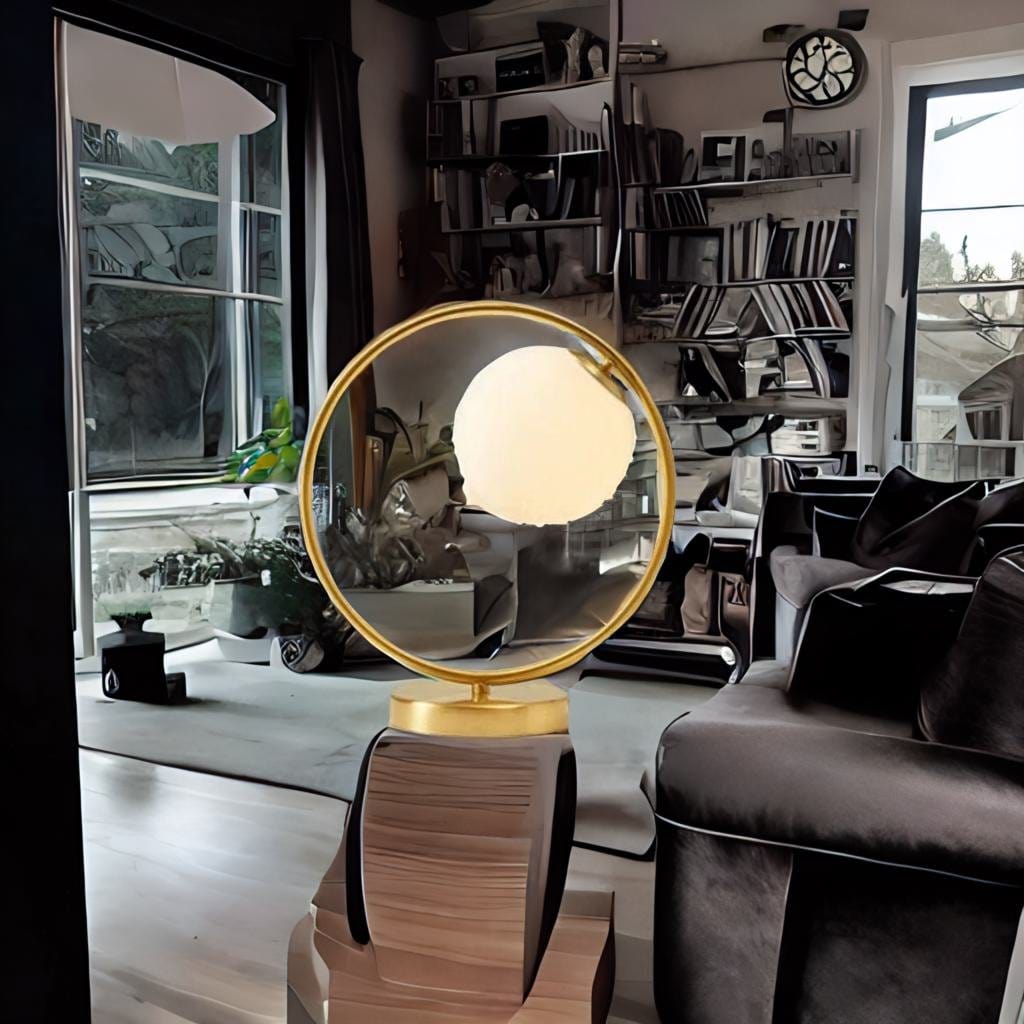 Lampe de Chevet Ronde - Chanlia Au Bonheur la Lampe