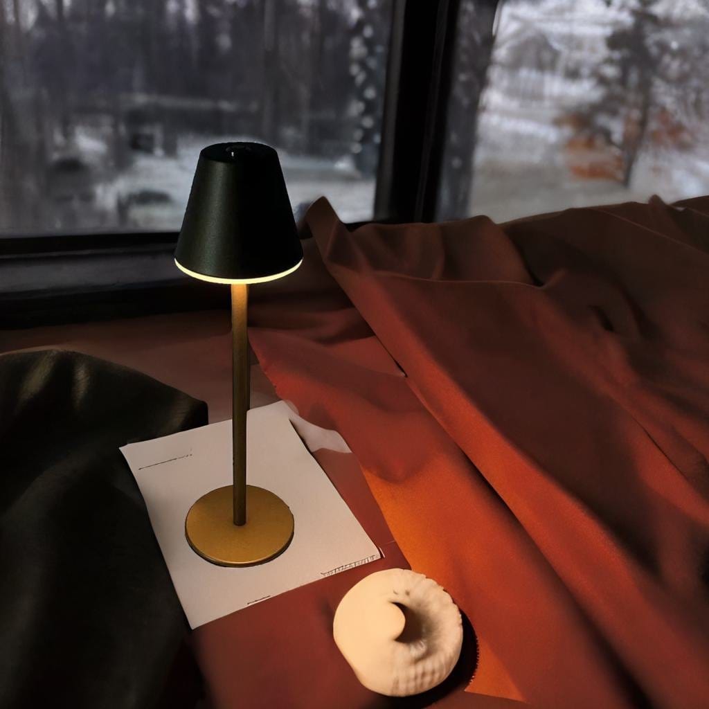 Lampe de Chevet Blanche Design - Bor – Au Bonheur la Lampe