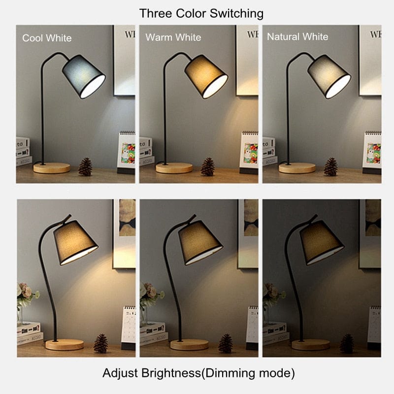 Lampe de Chevet Scandinave Bois - Cara Au Bonheur la Lampe