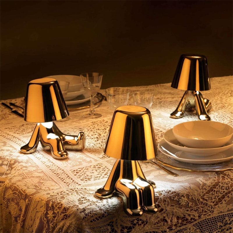 Lampe chevet vintage, motif libellules - Comptoir des Lampes