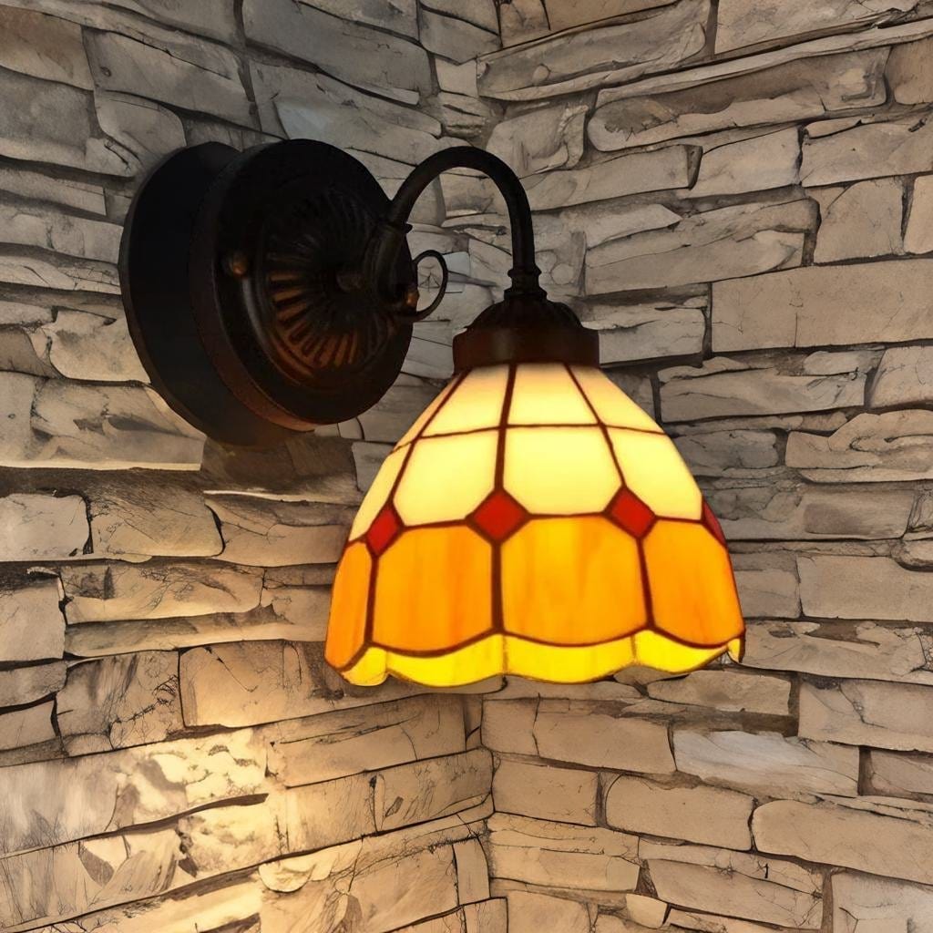 Lampe Tiffany - Orangeade Au Bonheur la Lampe