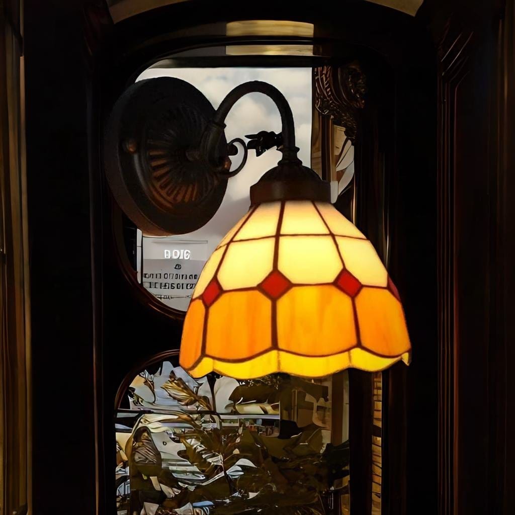 Lampe Tiffany - Orangeade Au Bonheur la Lampe