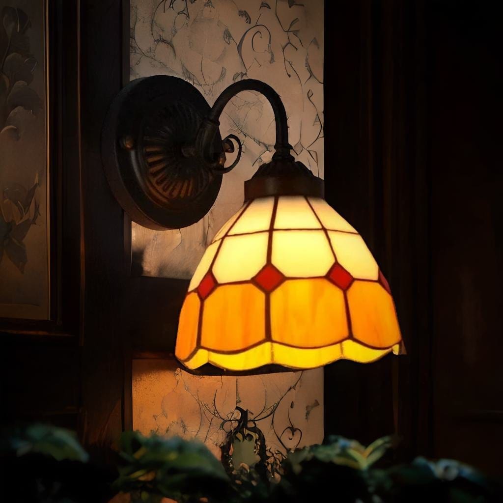 Lampe Tiffany - Orangeade Au Bonheur la Lampe