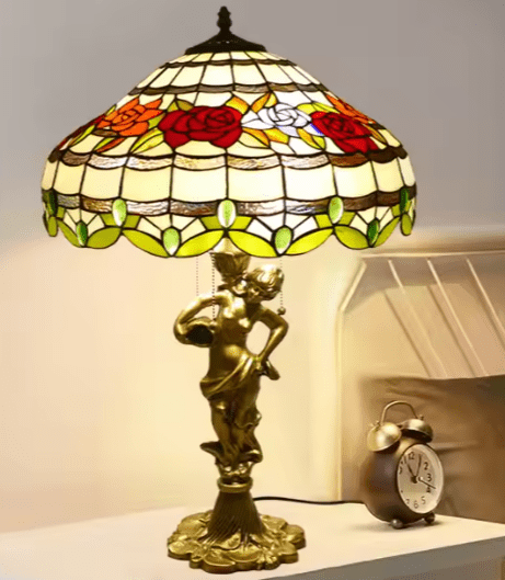 Lampe Tiffany - Statuassa Au Bonheur la Lampe