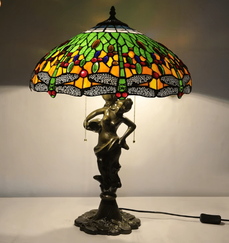 Lampe Tiffany - Statuassa Au Bonheur la Lampe