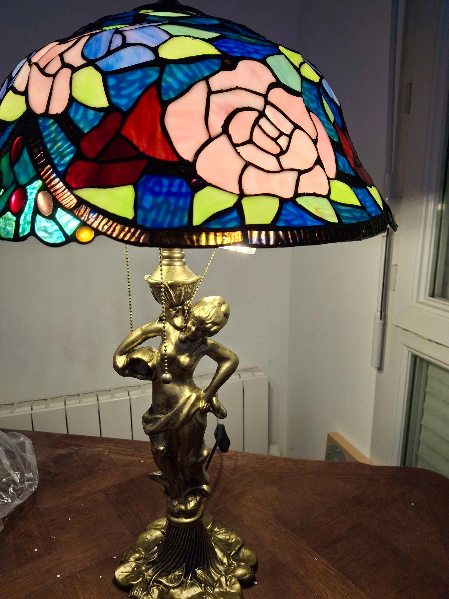 Lampe Tiffany Statumi Au Bonheur la Lampe