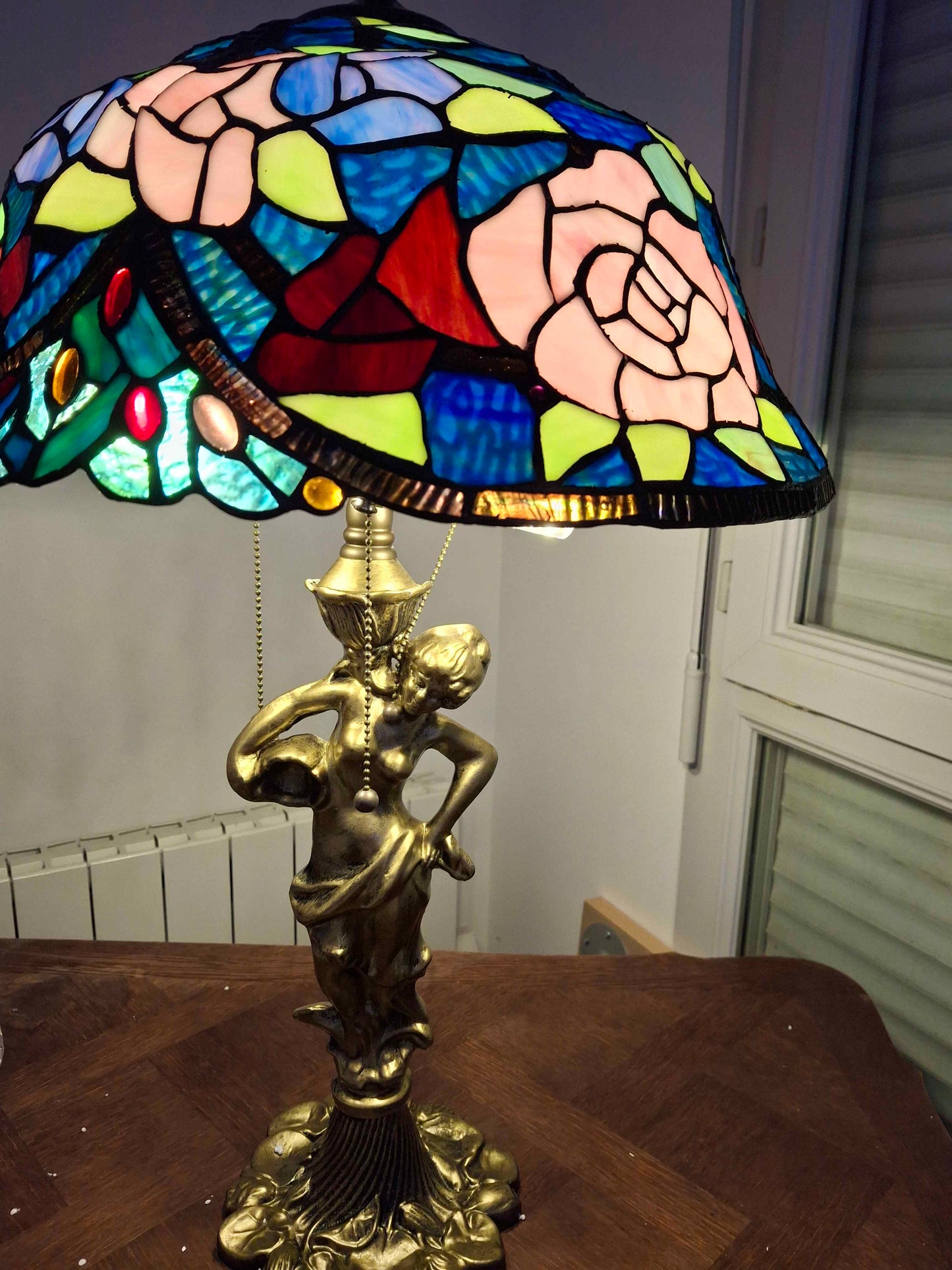 Lampe Tiffany Statumi Au Bonheur la Lampe