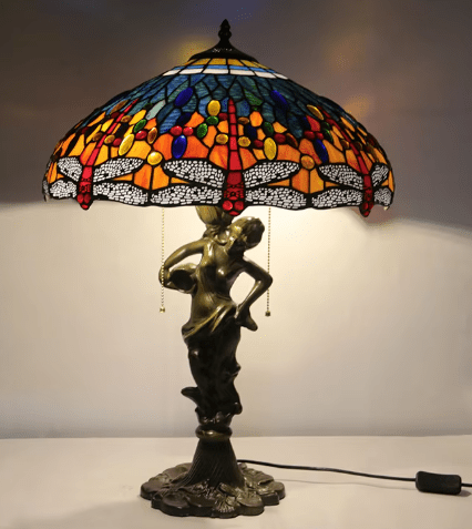 Lampe Tiffany Statumi Au Bonheur la Lampe