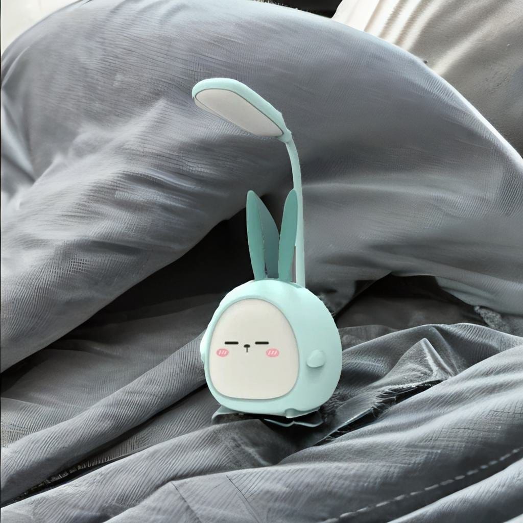 Lampe de Chevet Sans Fil - Veilleusa Lapin bleu Au Bonheur la Lampe
