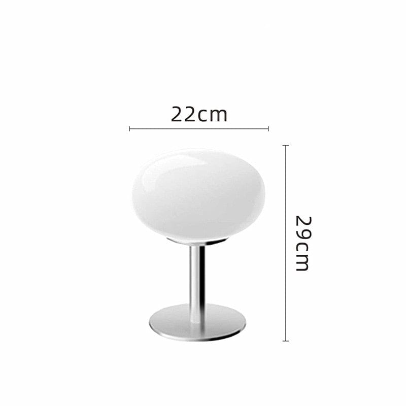 Lampe de Chevet Vintage - Brocante Lollipop Blanc Au Bonheur la Lampe