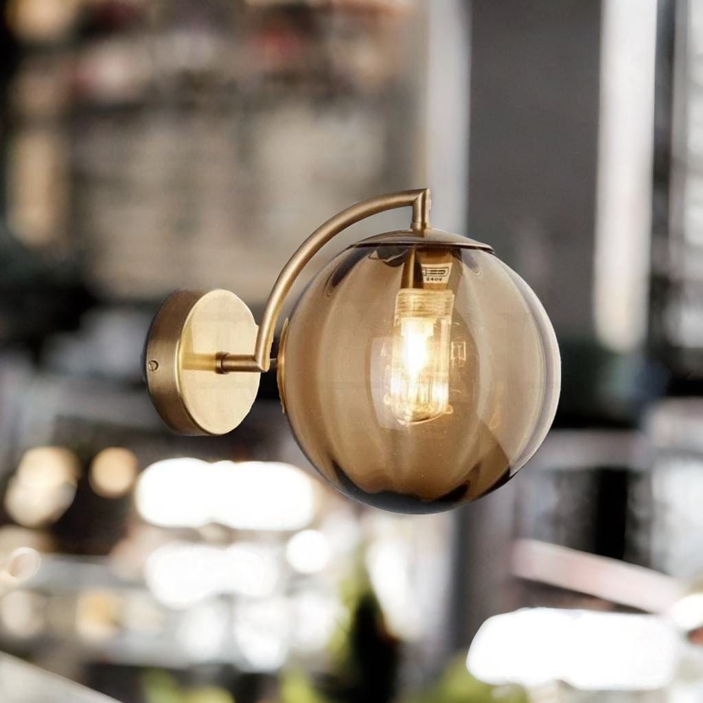 Lampe de Chevet Murale - Lanterna Marron Au Bonheur la Lampe