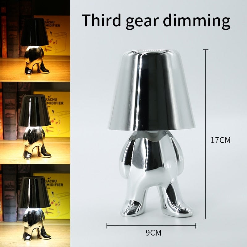 Monsieur Argent B Au Bonheur la Lampe