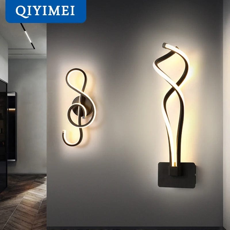 Lampe de Chevet Design - Gamme Dorée Noir Au Bonheur la Lampe