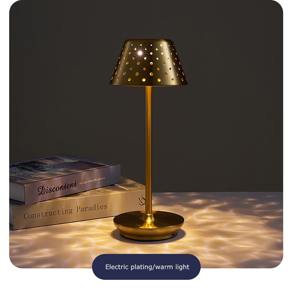 Or Champagne Au Bonheur la Lampe