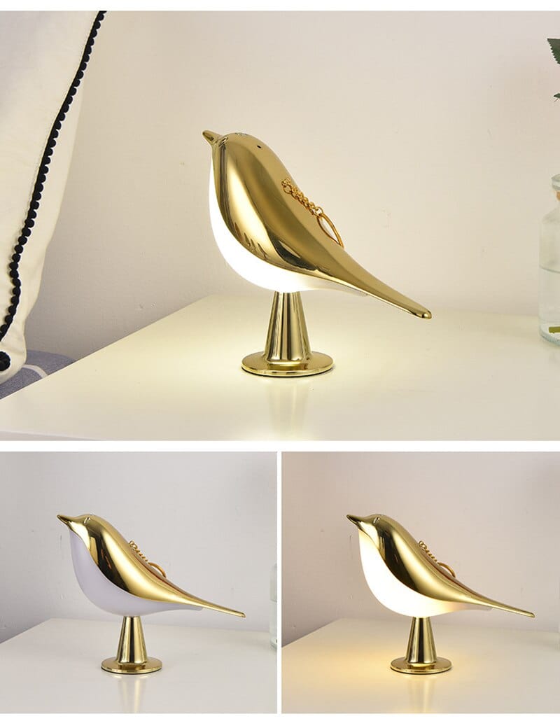 Lampe de chevet Oiseau en Bois - Cui-Cui Or Au Bonheur la Lampe