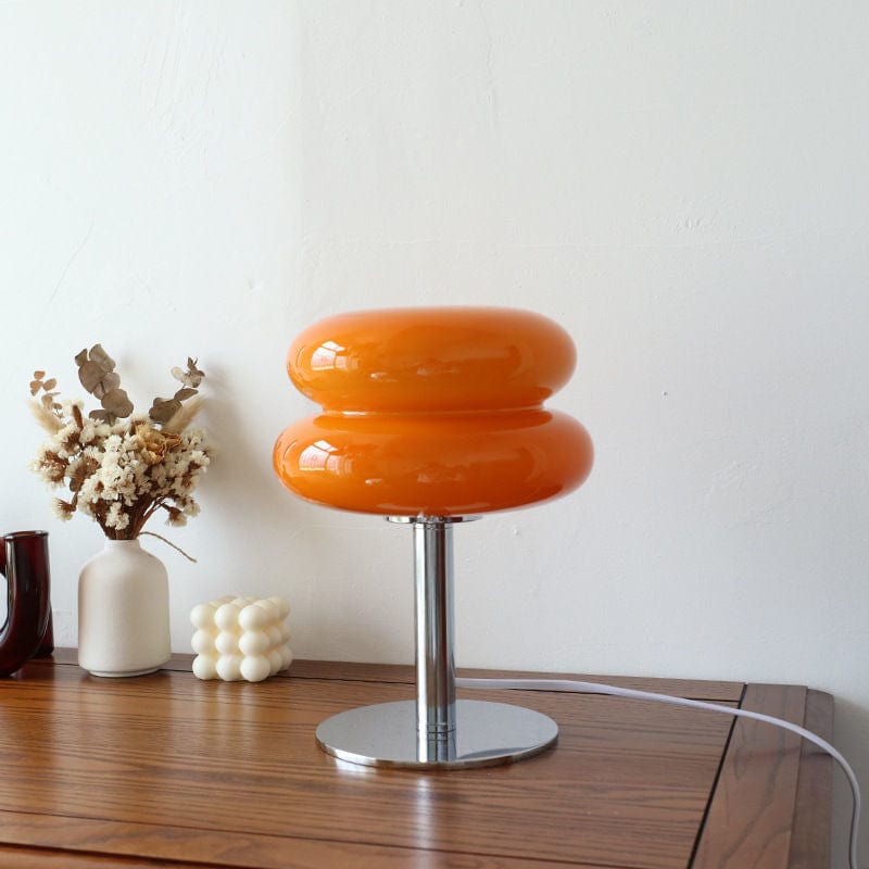 Lampe de Chevet Vintage - Brocante Orange Au Bonheur la Lampe