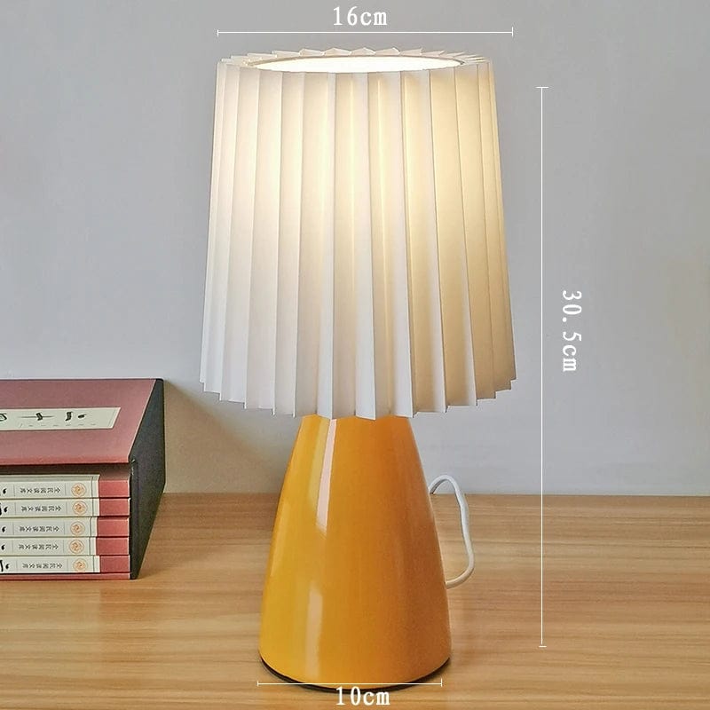 Lampe de chevet Vintage - Chemi Orange Au Bonheur la Lampe