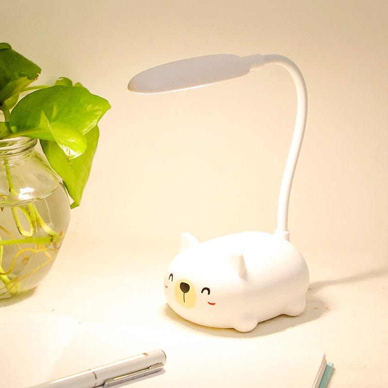 Ours Blanc Au Bonheur la Lampe