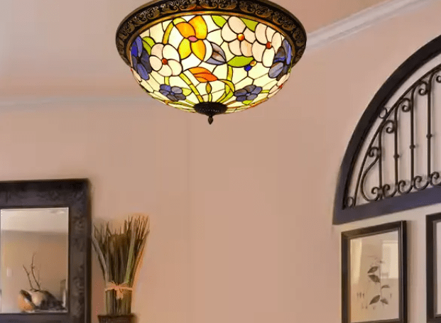 Plafonnier Tiffany - Clama2 Au Bonheur la Lampe