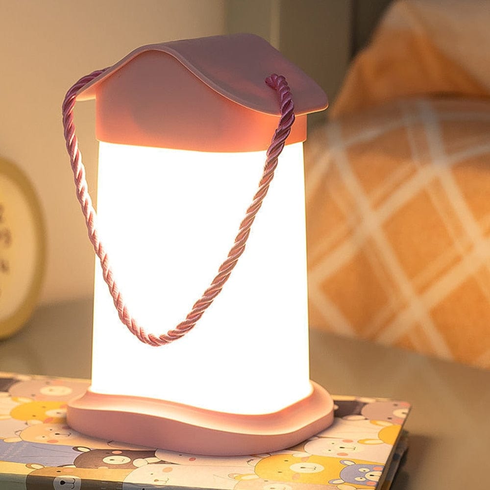Lampe de Chevet Sans Fil - Mistria Rose Au Bonheur la Lampe