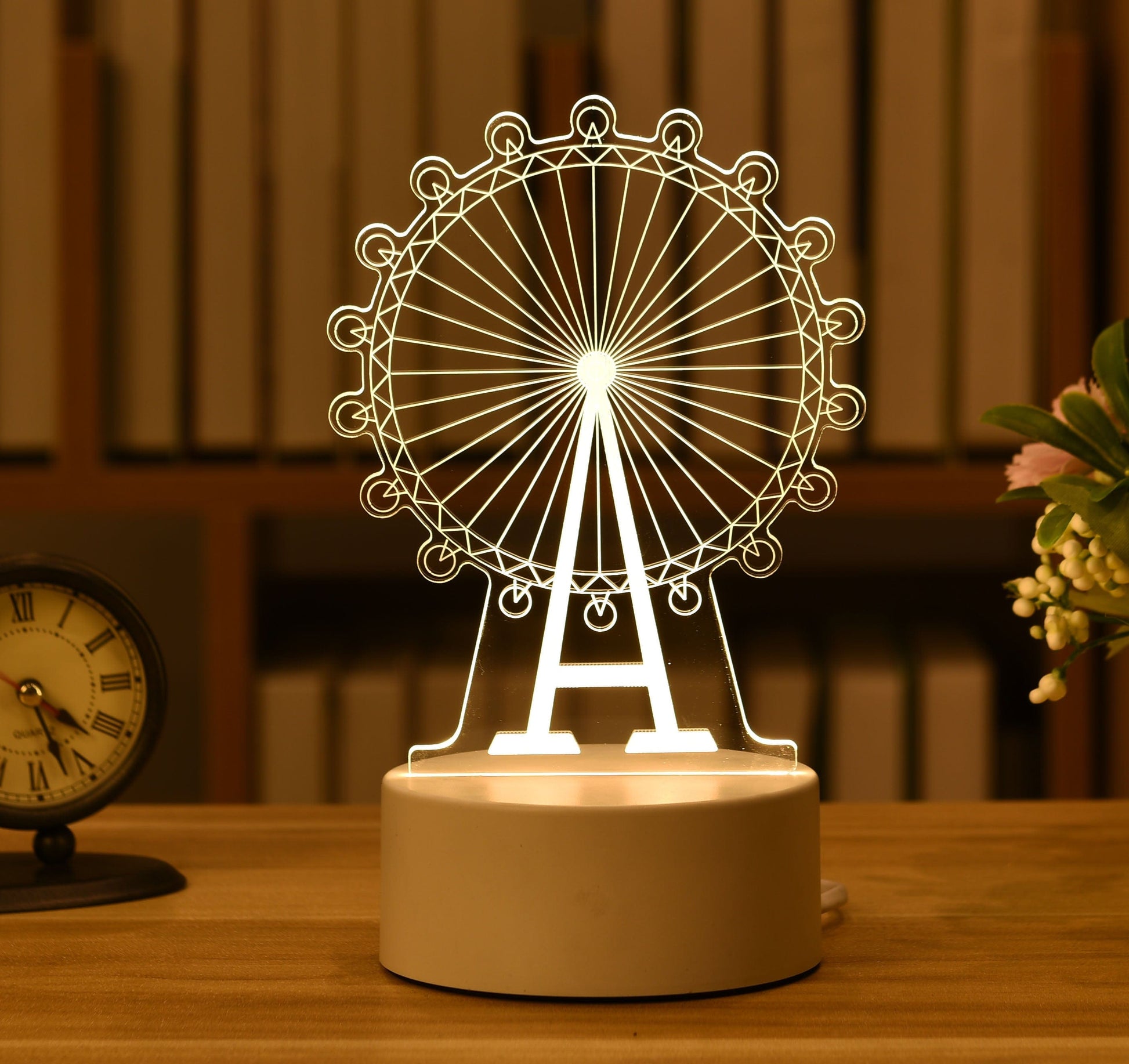 Lampe de Chevet Ronde Enfant - Veila Roue Au Bonheur la Lampe
