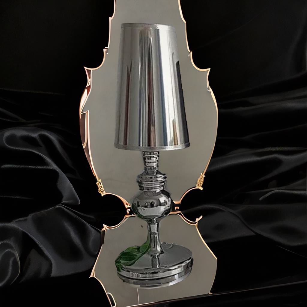 Silver / S / EU plug Au Bonheur la Lampe