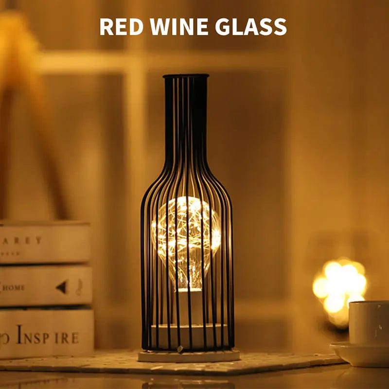 Vin Rouge Au Bonheur la Lampe