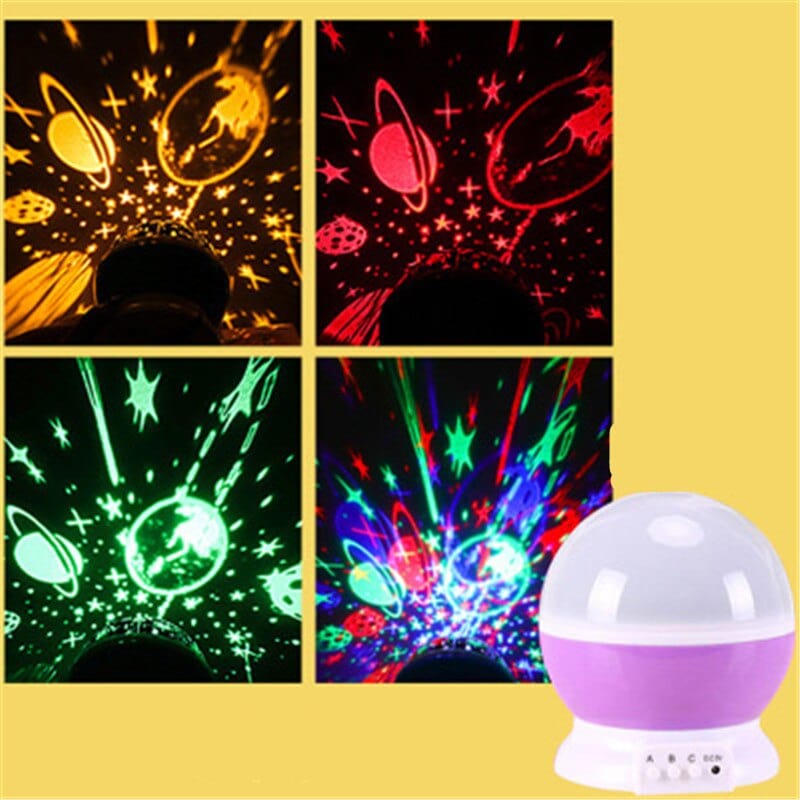 Lampe de Chevet Ronde Enfant - Veila YZ-Violet Au Bonheur la Lampe